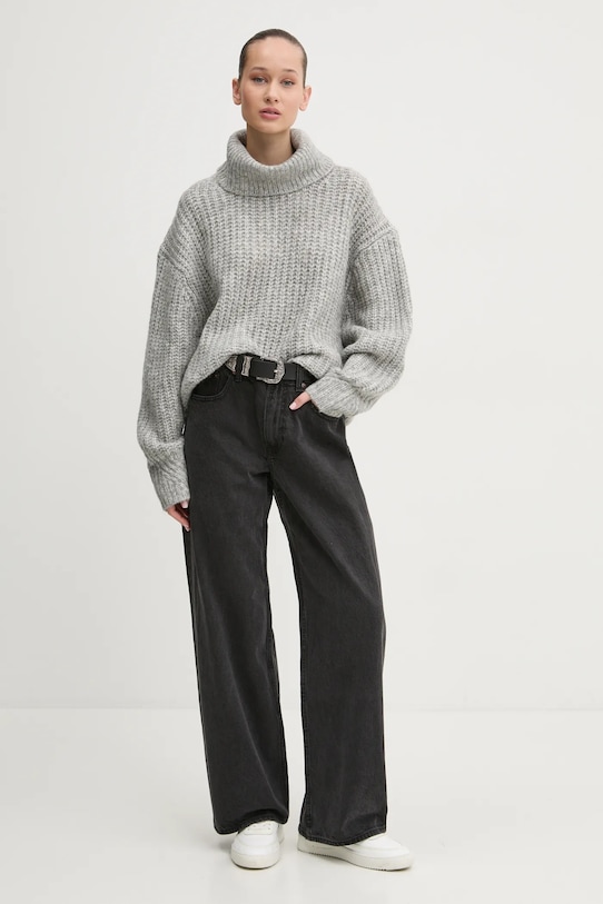 Superdry sweter W6110582A.B9F szary AW24