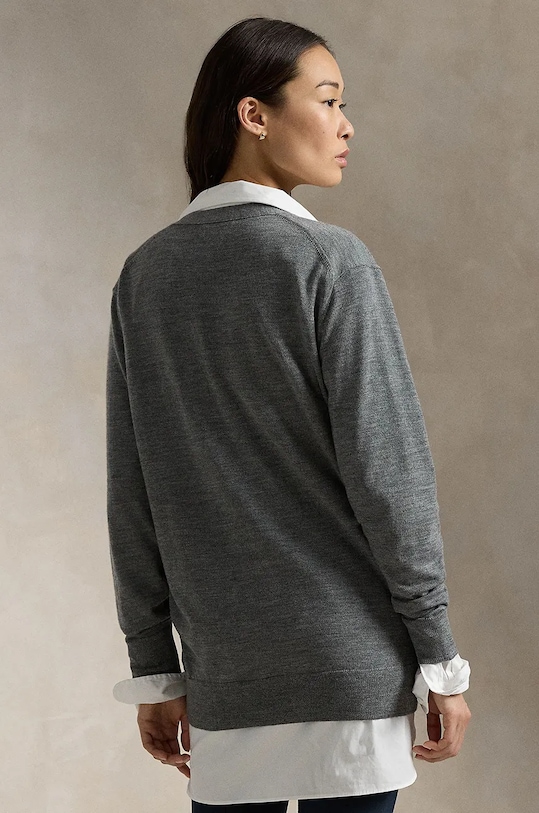 Вълнена жилетка Polo Ralph Lauren 211956233 сив AW24