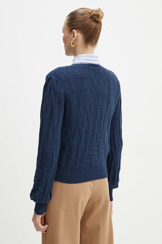 Abbigliamento Twinset cardigan con aggiunta di cachemire 242TP3602 violetto