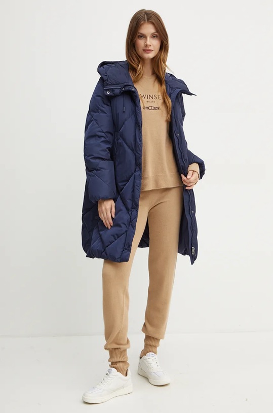 Twinset pulover din amestec de lana 242TP3800 bej AW24