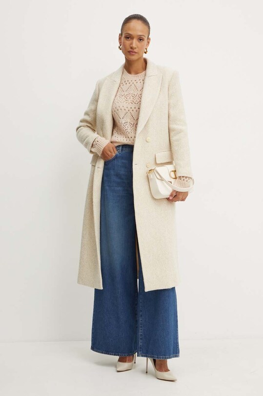 Twinset maglione in lana 242TP3690 arancione AW24
