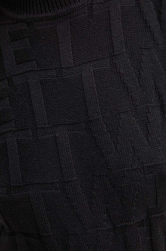 Twinset sweter z domieszką wełny 242TP3600 czarny