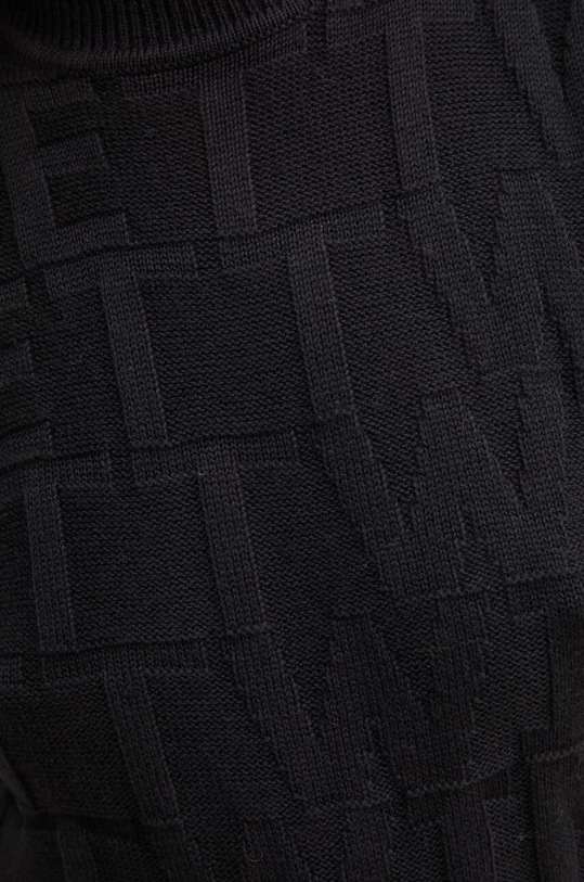 Svetr z vlněné směsi Twinset 242TP3600 černá