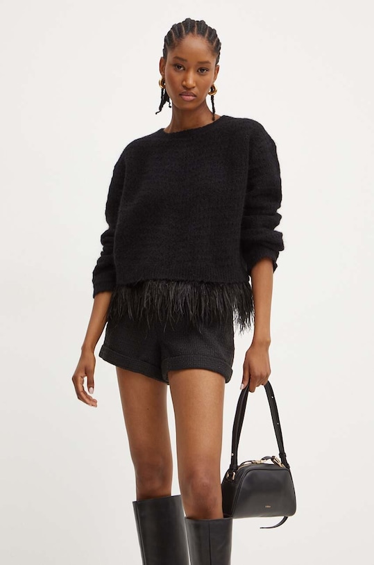 Twinset pulover groase negru 242TP3251