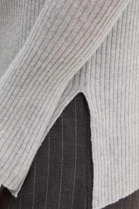 Vlnený sveter Twinset 242TP3715 sivá