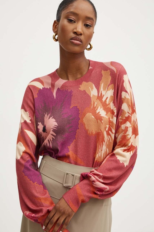 Twinset sweter pozostałe różowy 242TP3635