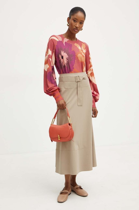 Twinset sweter 242TP3635 różowy AW24