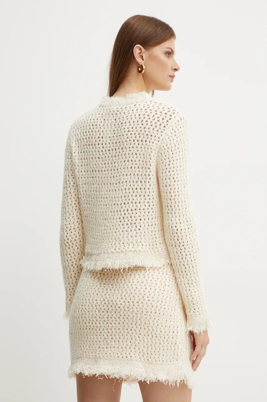 Oblečení Svetr z vlněné směsi Twinset 242TP3770 béžová