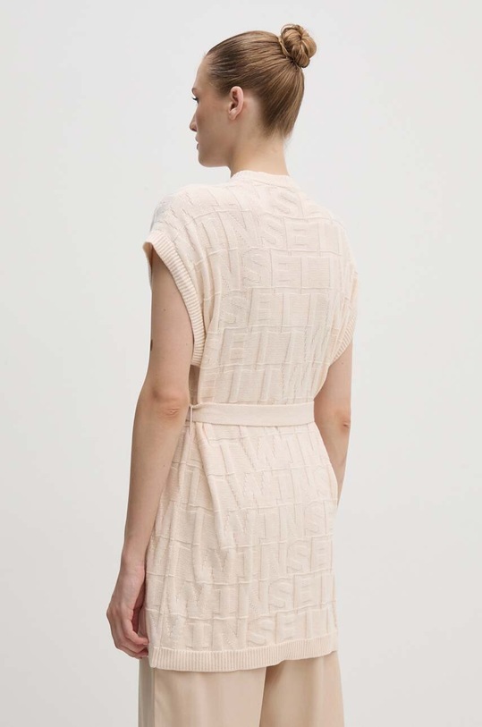 Abbigliamento Twinset gilè con aggiunta di cashemire 242TP3603 beige