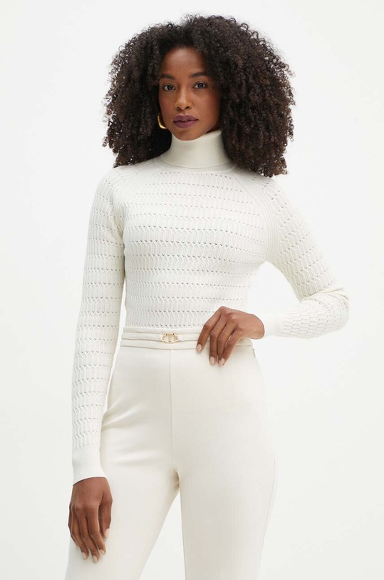 Sveter Twinset rolák béžová 242LI3EAA