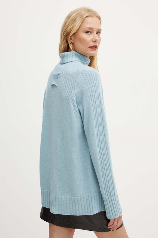 Одяг Вовняний светр Twinset 242TP3717 блакитний