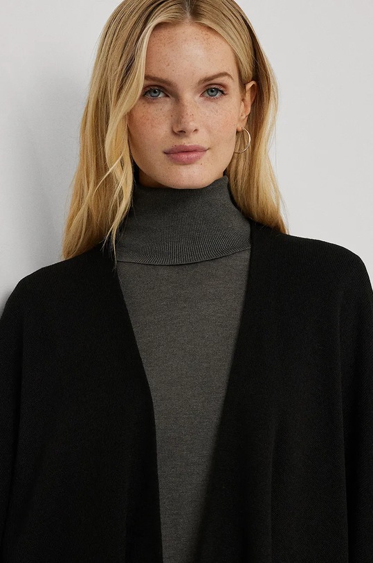 Lauren Ralph Lauren poncho din amestec de lana negru 454960145