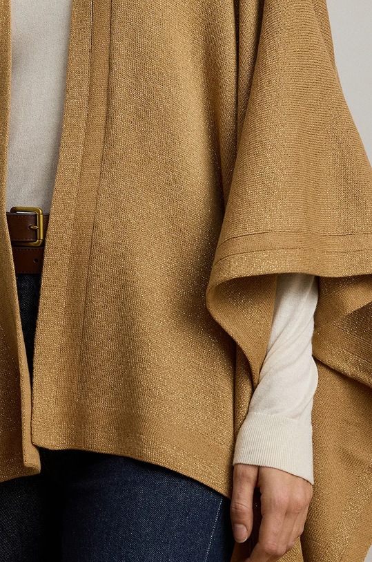 Lauren Ralph Lauren poncsó gyapjú keverékből bézs 454960146