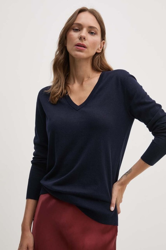 Gant sweter pozostałe granatowy 4803187