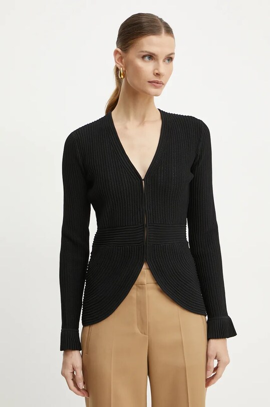 Twinset cardigan uni negru 242TT3123