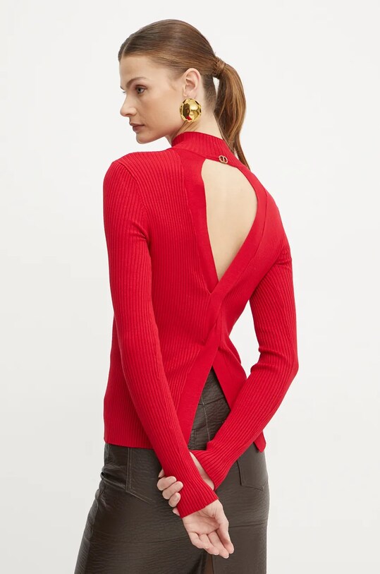 Odzież Twinset sweter 242TT3022 czerwony