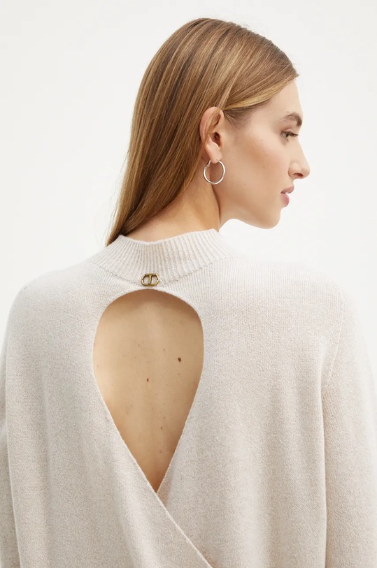 Twinset sweter 242TT3480 beżowy