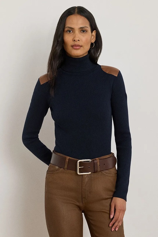 Lauren Ralph Lauren sweter pozostałe granatowy 200951386