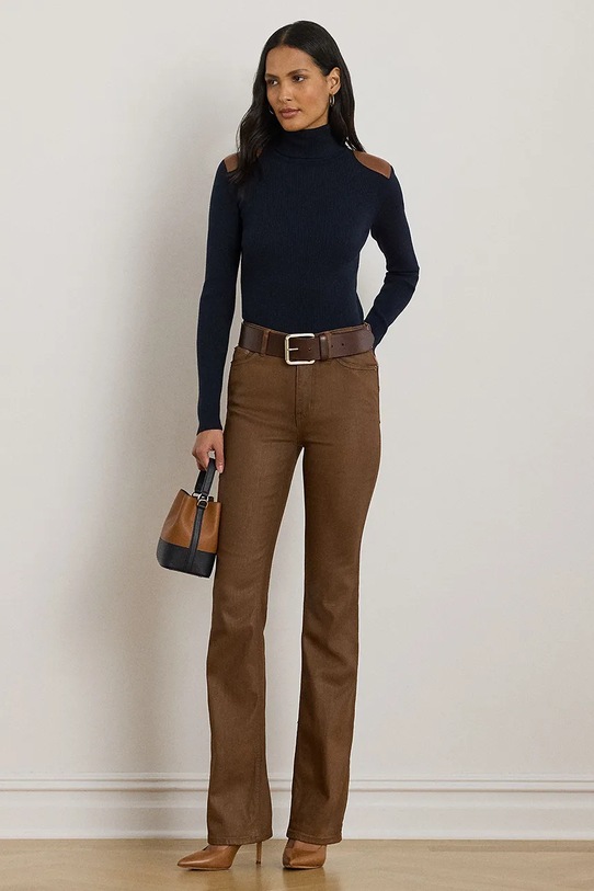 Odzież Lauren Ralph Lauren sweter 200951386 granatowy