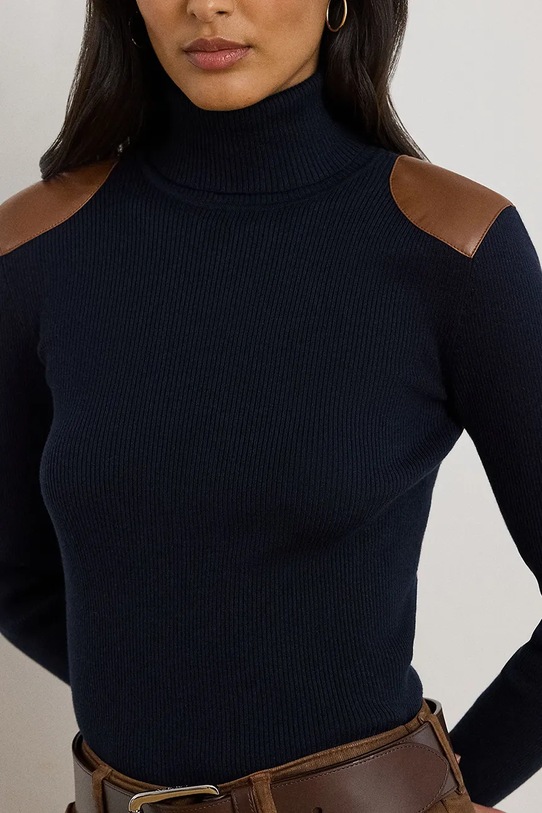 Lauren Ralph Lauren sweter granatowy 200951386