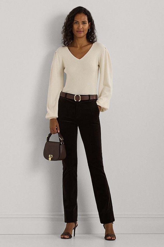 Oblečení Svetr Lauren Ralph Lauren 200951610 béžová