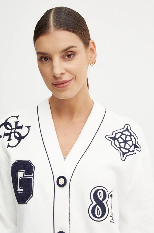 Kardigan Guess RAQUELLE bílá V4BQ08.KCHV0
