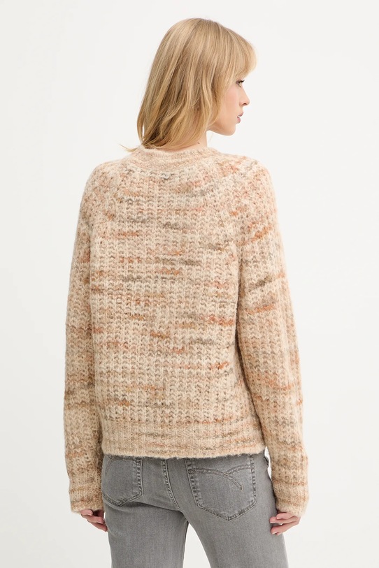 Odzież BOSS Orange sweter wełniany 50527837 beżowy