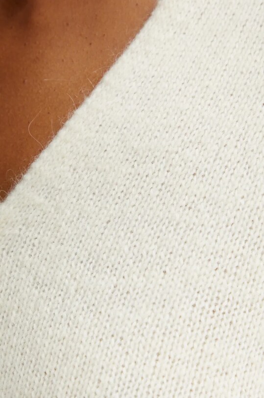 BOSS Orange sweter wełniany 50528631 beżowy