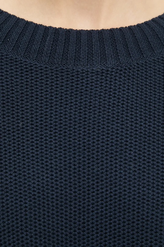 BOSS Orange sweter wełniany 50535517 granatowy