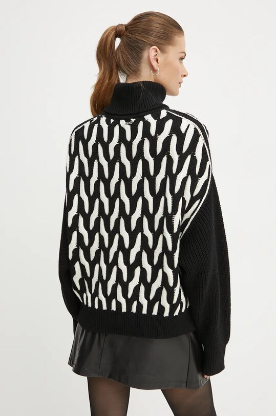 Oblečenie Vlnený sveter BOSS 50523719 čierna