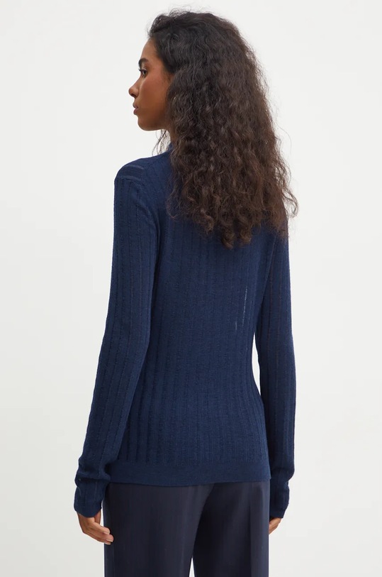 Odzież BOSS sweter wełniany 50523736 granatowy