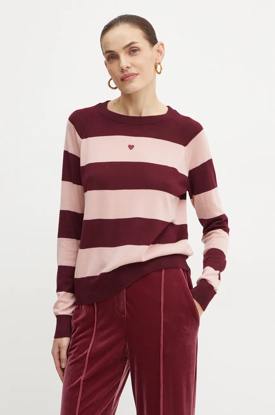 MAX&Co. pulover de lana burgundia 2426366013200