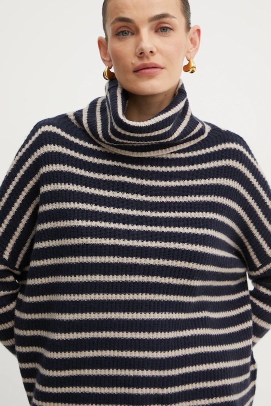 Kašmírový svetr MAX&Co. námořnická modř 2426366014200