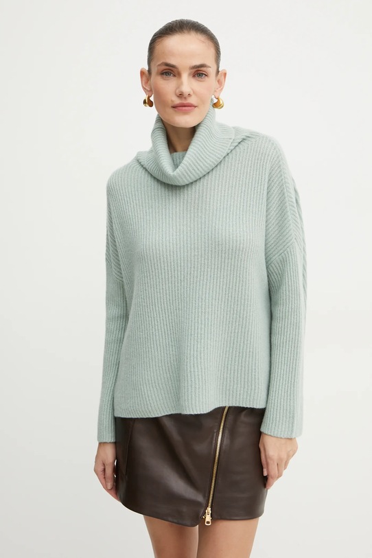 Кашемировый свитер MAX&Co. тонкий бирюзовый 2426366014200