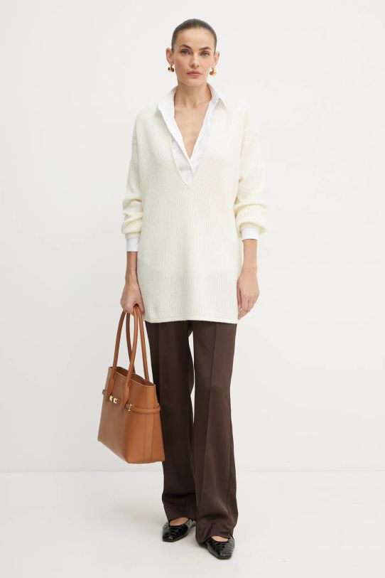 Vlněný svetr MAX&Co. 2426366054200 béžová AW24