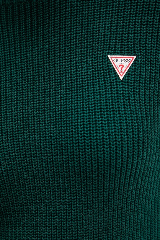 Guess Jeans sweter bawełniany W4BR08.Z3HM1 zielony