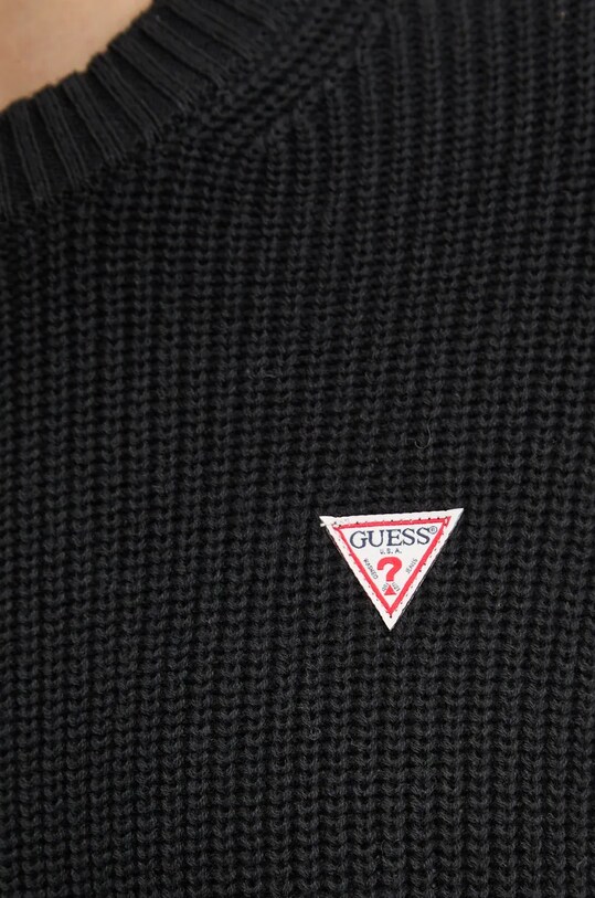Guess Jeans pulover de bumbac W4BR08.Z3HM1 negru