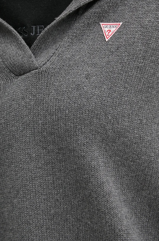 Guess Jeans sweter bawełniany W4BR14.Z3HM1 szary