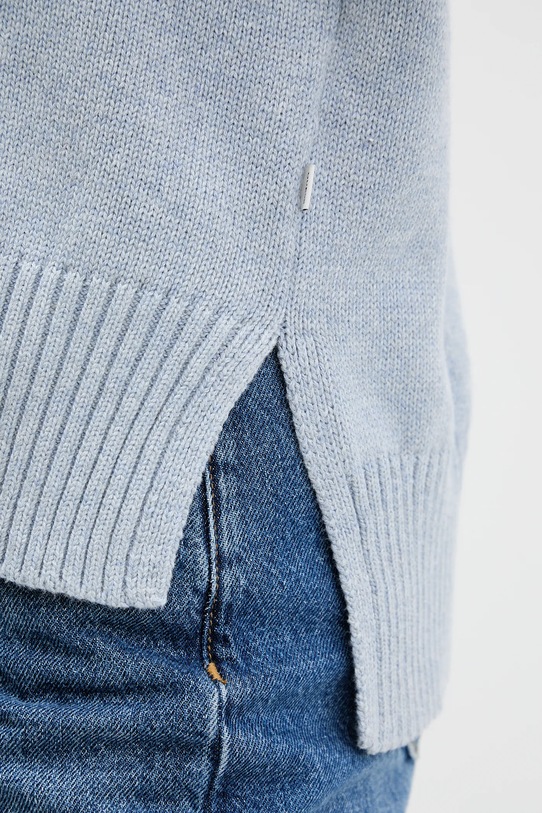 Guess Jeans sweter bawełniany W4BR12.Z3HM1 niebieski