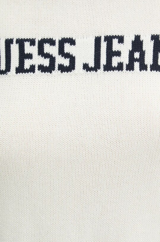 Бавовняний светр Guess Jeans W4BR10.Z3HM1 бежевий