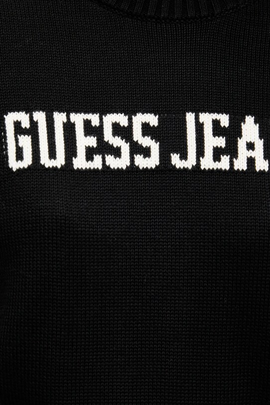 Bavlněný svetr Guess Jeans W4BR10.Z3HM1 černá