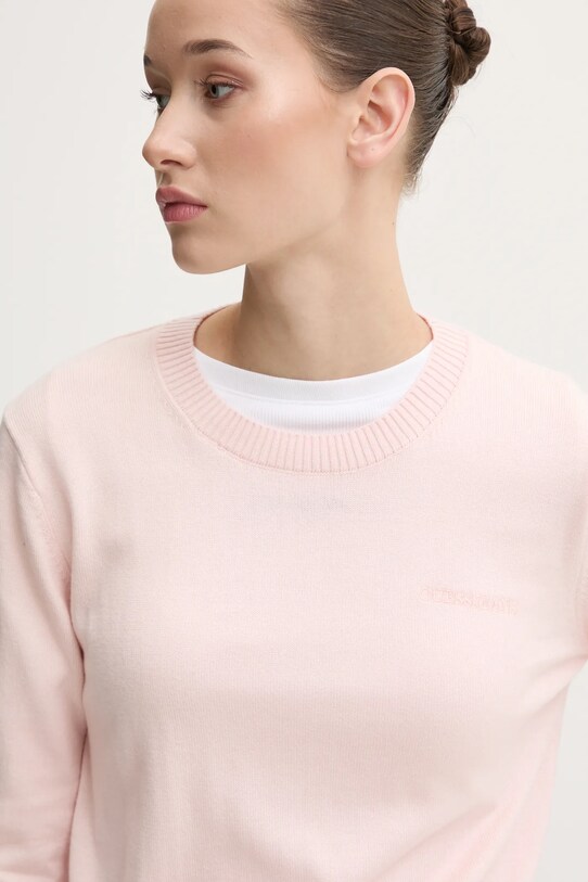 Свитер с примесью шерсти Guess Jeans розовый W4BR83.Z3HO2