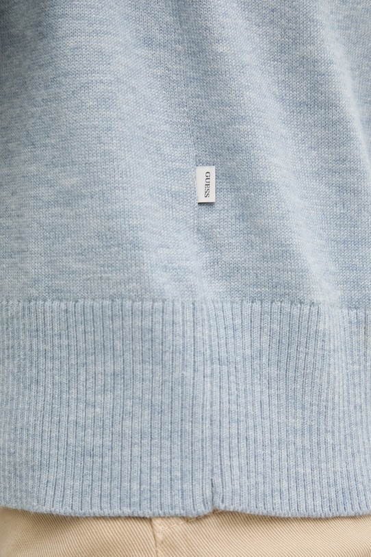 Guess Jeans sweter z domieszką wełny W4BR83.Z3HO2 niebieski