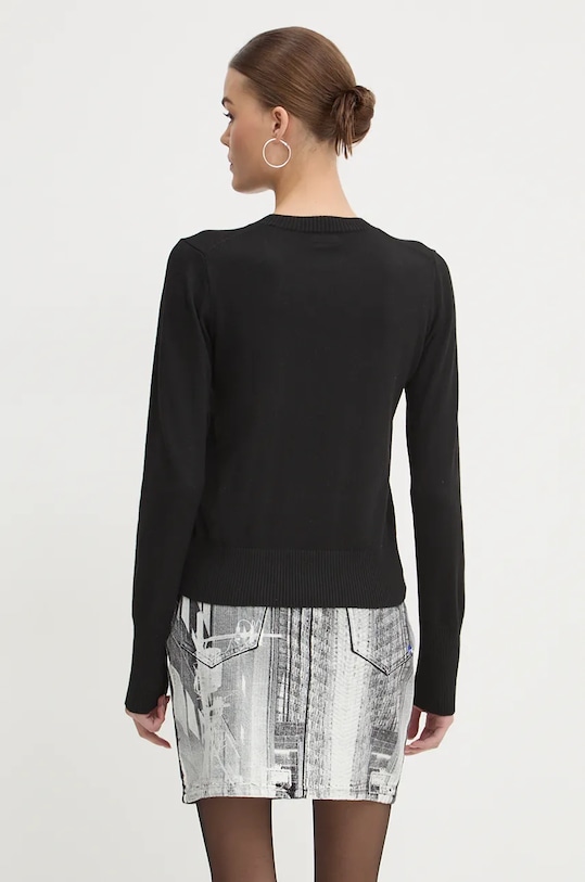 Odzież Guess Jeans sweter z domieszką wełny W4BR83.Z3HO2 czarny