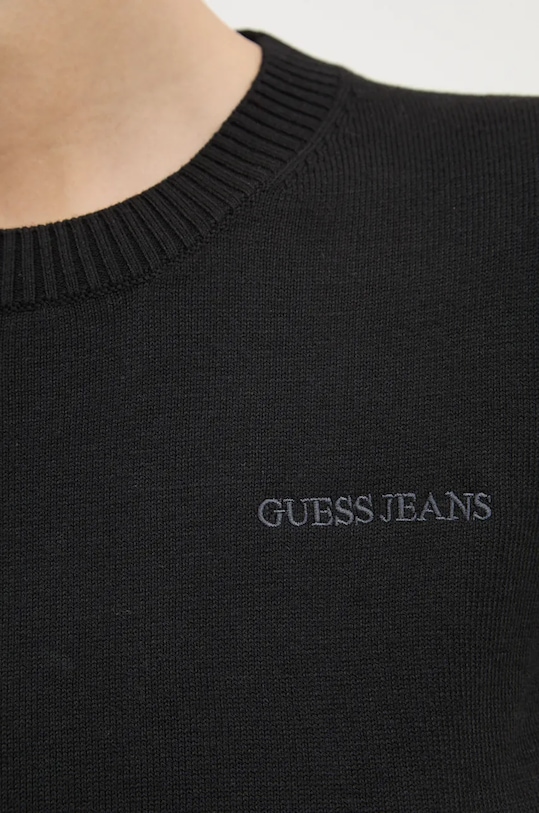 Guess Jeans sweter z domieszką wełny W4BR83.Z3HO2 czarny