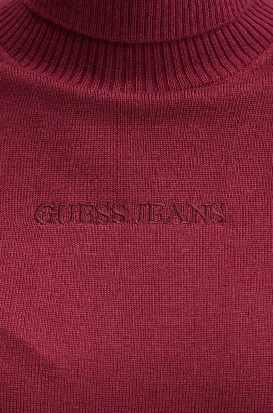 Sveter Guess Jeans W4BR15.Z3HO2 burgundské