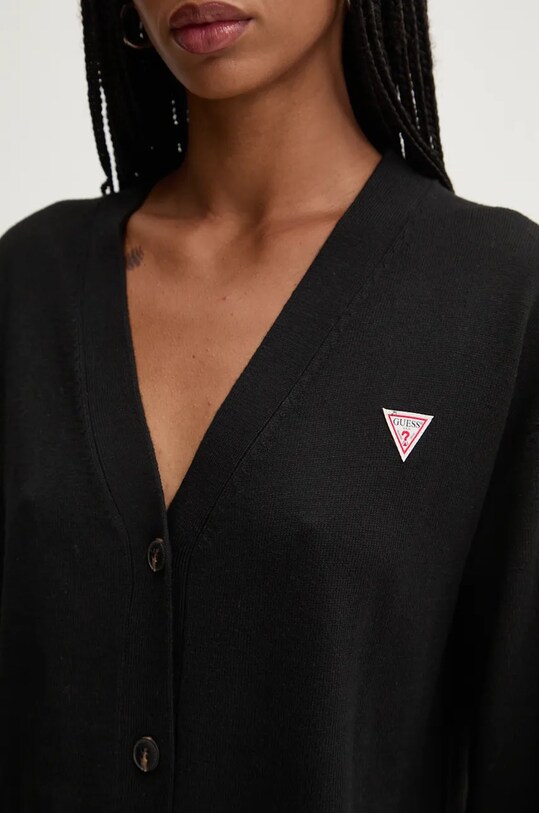 Guess Jeans cardigan din amestec de lana W4BR16.Z3HO2 negru