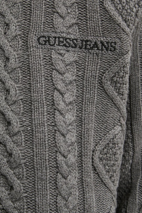Свитер с примесью шерсти Guess Jeans W4BR13.Z3HN2 серый