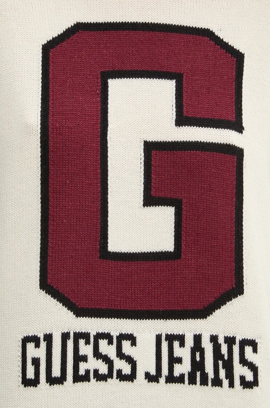 Sveter s prímesou vlny Guess Jeans W4BR11.Z3HN2 béžová