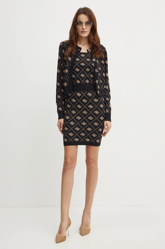 Svetr s příměsí vlny Guess SARAH W4BR0D.Z3JD2 černá AW24